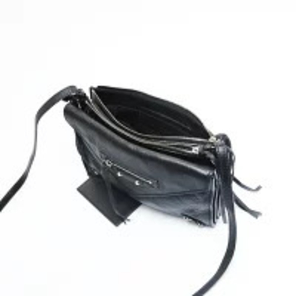 Balenciaga Letter XS Leather Shoulder Bag Black - Picture 4 of 13